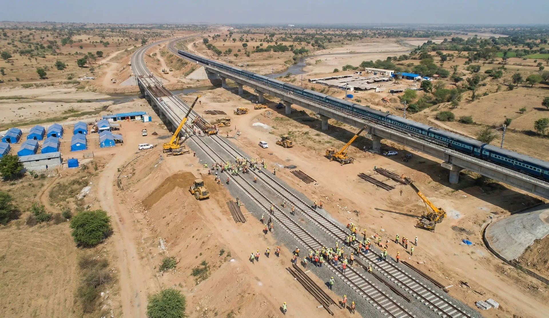 Rail & Linear Infrastructure Drone Survey | Corridor Monitoring, LiDAR & Alignment