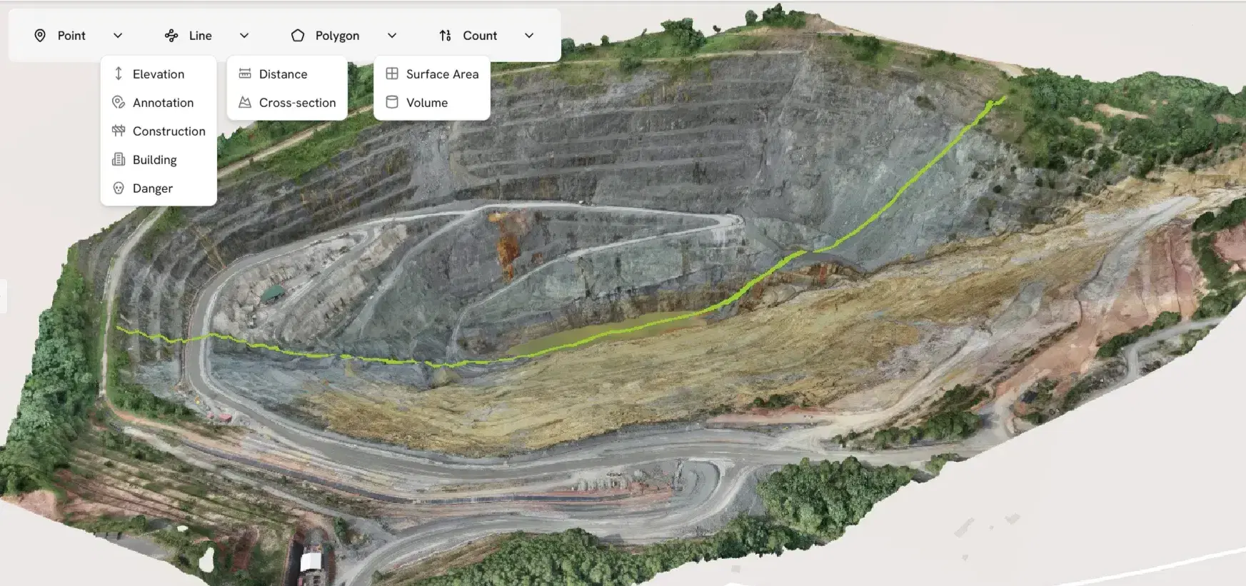 Precision Digital Surveying for Mining & Quarries